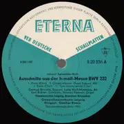 LP - Johann Sebastian Bach , Gewandhausorchester Leipzig , Günther Ramin - Ausschnitte Aus Der H-Moll-Messe BWV 232