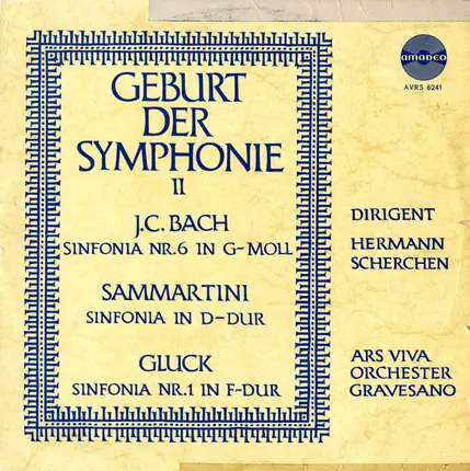 Johann Sebastian Bach , Giovanni Sammartini - Geburt Der Symphonie II