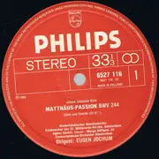 LP - Bach - Great Choruses & Chorales from St.Matthews-Passion