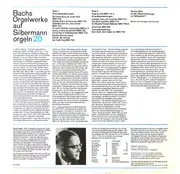 LP - Bach / Günter Metz - Bachs Orgelwerke Auf Silbermannorgeln 20: Günter Metz An Der Silbermannorgel Zu Helbigsdorf
