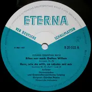 LP - Bach - Alles Nur Nach Gottes Willen, Kantaten Nr. 72 / Herr, Wie Du Willt, Kantate Nr. 73 / Was Mein Gott Will, Das G'scheh' Allzeit, Kantate Nr. 111