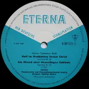 LP - Bach - Halt Im Gedächtnis Jesum Christ, Kantate Nr. 67 / Am Abend Aber Desselbigen Sabbats, Kantate Nr. 42