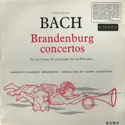 LP - Johann Sebastian Bach , Hamburger Kammerorchester Conducted By Harry Newstone - Brandenburg Concertos No.s 4, 5 & 6 - Label Variation