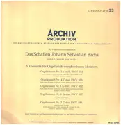 LP - Bach - 5 Konzerte Für Orgel Nach Verschiedenen Meistern