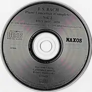 CD - Bach - Piano Concertos (Complete) Vol. 2 BWV 1055 - 1058