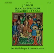 Double LP - Bach - Brandenburgische Konzerte 1. 2. 3. 4. 5. 6