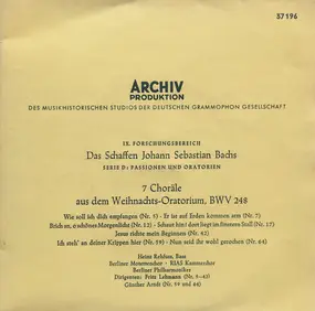 J. S. Bach - 7 Choräle aus dem Weihnachtsoratorium, BWV 248