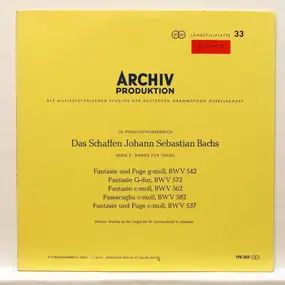 J. S. Bach - Orgel Werke BWV 542, 572, 562, 582 Und 537