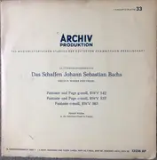 10'' - Bach / Helmut Walcha - Fantasien Und Fugen G-moll, BWV 542, C-moll, BWV 537, Fantasie C-moll, BWV 562