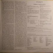LP - Johann Sebastian Bach , Helmut Walcha - Choral-Variationen