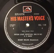 LP - Bach / Helmut Walcha - Goldberg Variations (Conclusion) Variations 28-30 And Aria (Da Capo) 15 Two-Part And Three-Part Inventions