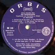 LP - Bach - Das Orgelbüchlein - Orgelchoräle Und Choralsätze Zu Advent Und Weihnachten