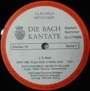 LP - Bach - Die Bach Kantate - BWV 186