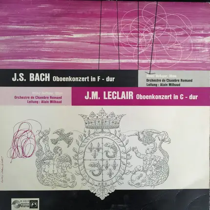 Johann Sebastian Bach , Jean-Marie Leclair - Oboenkonzert In F-dur Und In C-dur