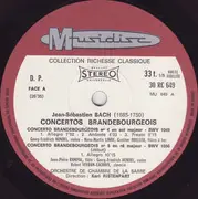 LP - Johann Sebastian Bach , Jean-Pierre Rampal , Robert Veyron-Lacroix , Kammerorchester Des Saarländis - Concertos Brandebourgeois Nºs 4, 5, 6