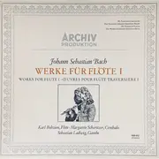 LP - Bach - Werke Für Flöte I = Works For Flute I = Œuvres Pour Flûte Traversière I - Gatefold