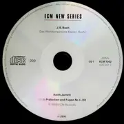 Double CD - Bach / Keith Jarrett - Das Wohltemperierte Klavier Buch I