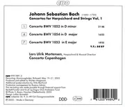 CD - Johann Sebastian Bach , Lars Ulrik Mortensen , Concerto Copenhagen - Harpsichord Concertos Vol. 1