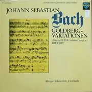 LP - Bach - Goldberg-Variationen, Aria Mit 30 Veränderungen BWV 988