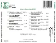 CD - Bach / Marie-Claire Alain - Toccata & Fugue En Ré Mineur, Chorals Schübler, Passacaille & Fugue (Œuvres Pour Orgue)