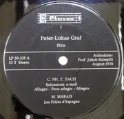 LP - Johann Sebastian Bach , Marin Marais , Claude Debussy , Arthur Honegger , Jacques Ibert , Edgard Va - Spielt Werke Für Soloflöte