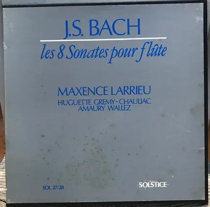 J. S. Bach - Les 8 Sonates Pour Flute