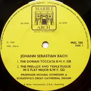 LP - Johann Sebastian Bach , Michael Schneider - Professor Michael Schneider At Schleswig's Great Cathedral Organ