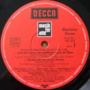 LP - Bach - Ratswahlkantate
