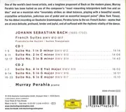Double CD - Bach / Murray Perahia - The French Suites = Französische Suiten = Suites Françaises BWV 812 - 817 - Digipak