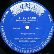 7inch Vinyl Single - Johann Sebastian Bach , Nederlands Philharmonisch Orkest , Walter Goehr - Brandenburgisches Konzert Nr. 3