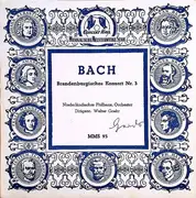 7inch Vinyl Single - Johann Sebastian Bach , Nederlands Philharmonisch Orkest , Walter Goehr - Brandenburgisches Konzert Nr. 3