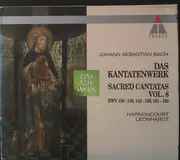 Double CD - Johann Sebastian Bach , Nikolaus Harnoncourt , Gustav Leonhardt - Das Kantatenwerk: Sacred Cantatas Vol. 8, BWV 138-140, 143-159, 161-162