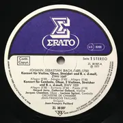 LP - Johann Sebastian Bach , Orchestre De Chambre Jean-François Paillard , Jean-François Paillard , Géra - Bach: Drei Konzerte Für Cembalo - Oboe - Violine