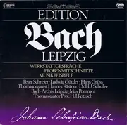 LP - Johann Sebastian Bach , Peter Schreier , Ludwig Güttler , Hans Grüß Thomasorganist Hannes Kästner , - Bach Edition Leipzig Werkstattgespräche Probenmitschnitte Musikbeispiele