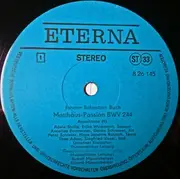 LP - Bach - Matthaeus Passion (Ausschnitte) - Blue Labels