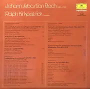 Double LP - Bach / Ralph Kirkpatrick - Italienisches Konzert = Italian Concerto / Chromatische Fantasie Und Fuge = Chromatic Fantasia And Fugue / Inventionen U.A. = Inventions And Others