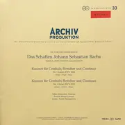 LP - Johann Sebastian Bach , Ralph Kirkpatrick , Festival Strings Lucerne , Rudolf Baumgartner - Konzert Für Cembalo, Streicher Und Continuo Nr. 1 D-Moll BWV 1052 / Konzert Für Cembalo, Streicher Und Continuo Nr. 2 E-Dur BWV 1053 - Red Stereo