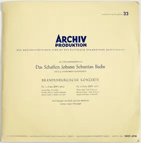 J. S. Bach - Brandenburgische Konzerte (Nr. 5 D-Dur, BWV 1050 · Nr. 6 B-Dur, BWV 1051)