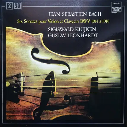 JS Bach - Six Sonates Pour Violon Et Clavecin BWV 1014 À 1019