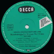 LP - Bach - Brandenburgische Konzerte Nr. 1, 3, 6