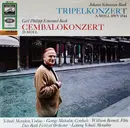LP - Johann Sebastian Bach / Carl Philipp Emanuel Bach - Yehudi Menuhin , Violine / George Malcolm , Cem - Tripelkonzert A-moll BWV 1044 / Cembalokonzert D-moll