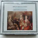 Double CD - Bach / Christopher Hogwood - The French Suites  = Die Französischen Suiten (BWV 812-819)