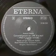 LP - Bach / Vivaldi - Konzert Für Zwei Violinen Und Orchester D-Moll BWV 1043 / Concerto Grosso A-moll Op. 3 Nr. 8
