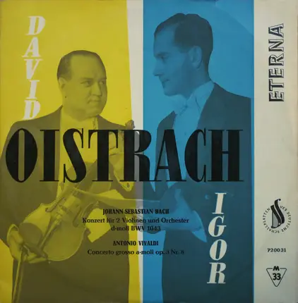 Bach / Vivaldi - Doppelkonzert d-moll / Conerto grosso a.moll op. 3/8