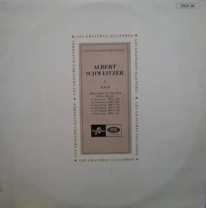 Bach / Albert Schweitzer - Préludes Et Fugues Pour Orgue