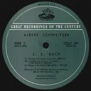 LP - Bach / Albert Schweitzer - Bach Recital