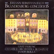 Double LP - Johann Sebastian Bach - Brandenburgi Versenyek - Hungarian track titles on labels