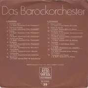 7inch Vinyl Single - Johann Sebastian Bach - Das Barockorchester (Demonstrationsplatte Mit Originalinstrumenten) - Promo