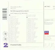 Double CD - Johann Sebastian Bach / Friedrich Gulda - The Well-tempered Clavier, Book II