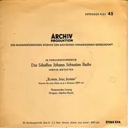Johann Sebastian Bach - Komm, Jesu, Komm - Motette Für Zwei Chöre Zu Je 4 Stimmen. BWV 229